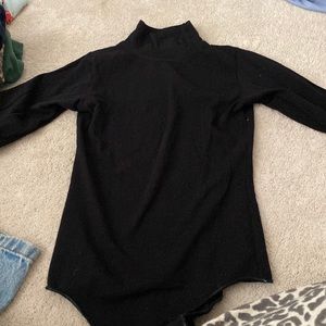 brandy melvile black bodysuit